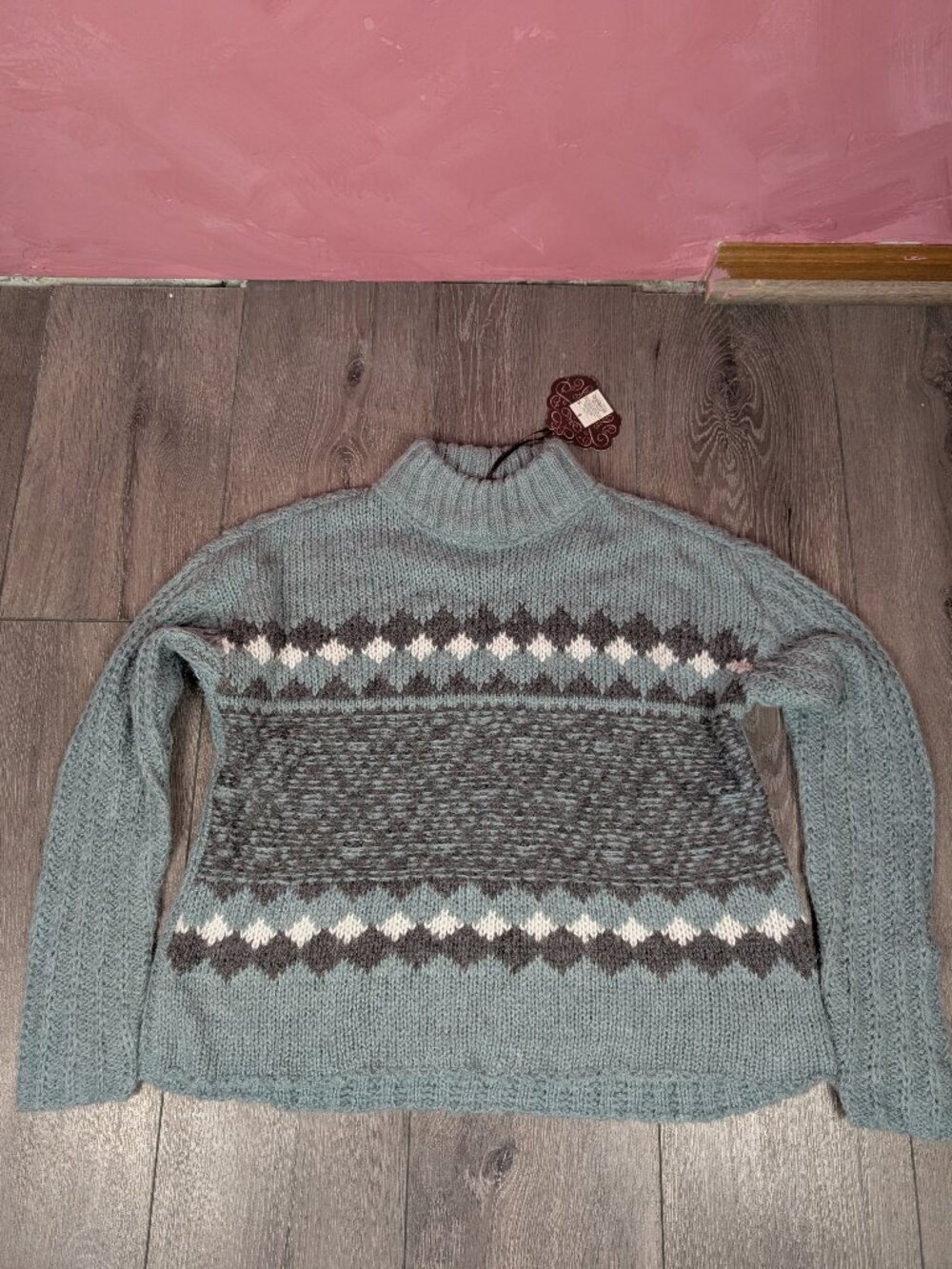 Knox Rose Turtlneck Muted Green Sweater